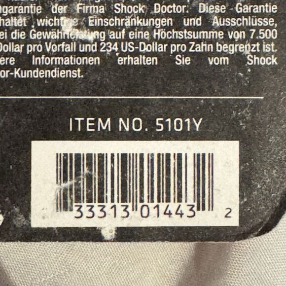 Shock Doctor Pro Strapped Youth 10 Mouth Guard Shock-Absorbing Sports Football - Picture 3 of 3